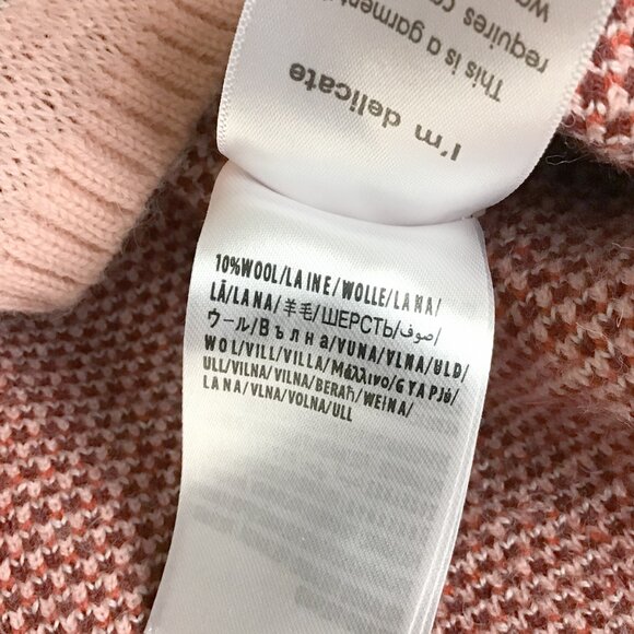 Farm Rio Flower Wool Knit Mini Christmas Holiday Sweater Dress NWOT - Picture 12 of 13